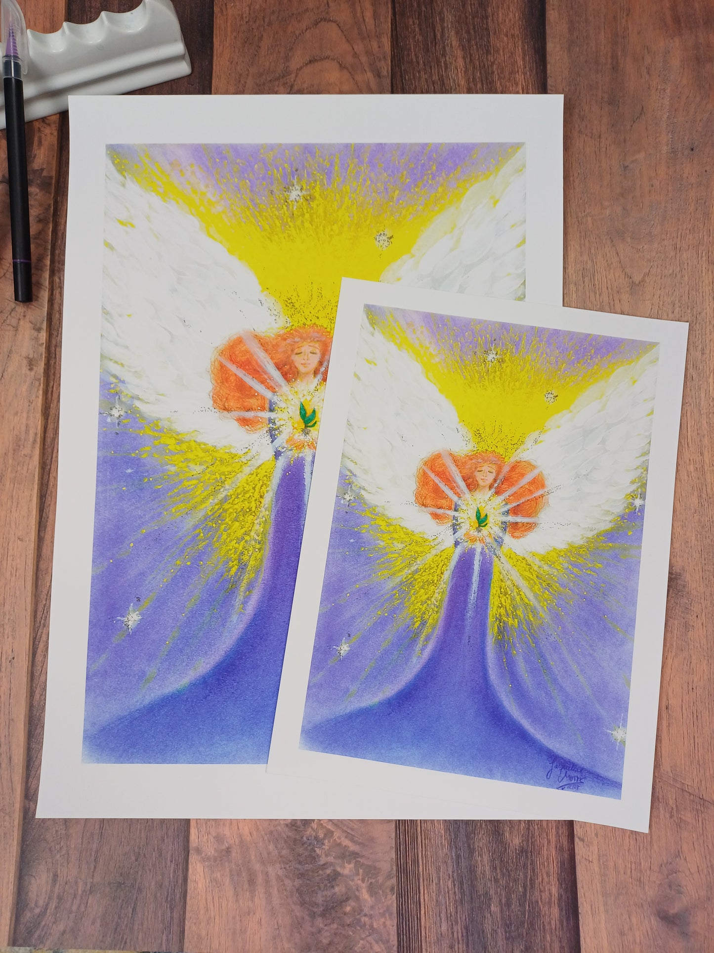 Kunstdruck "Engel des Neubeginns"