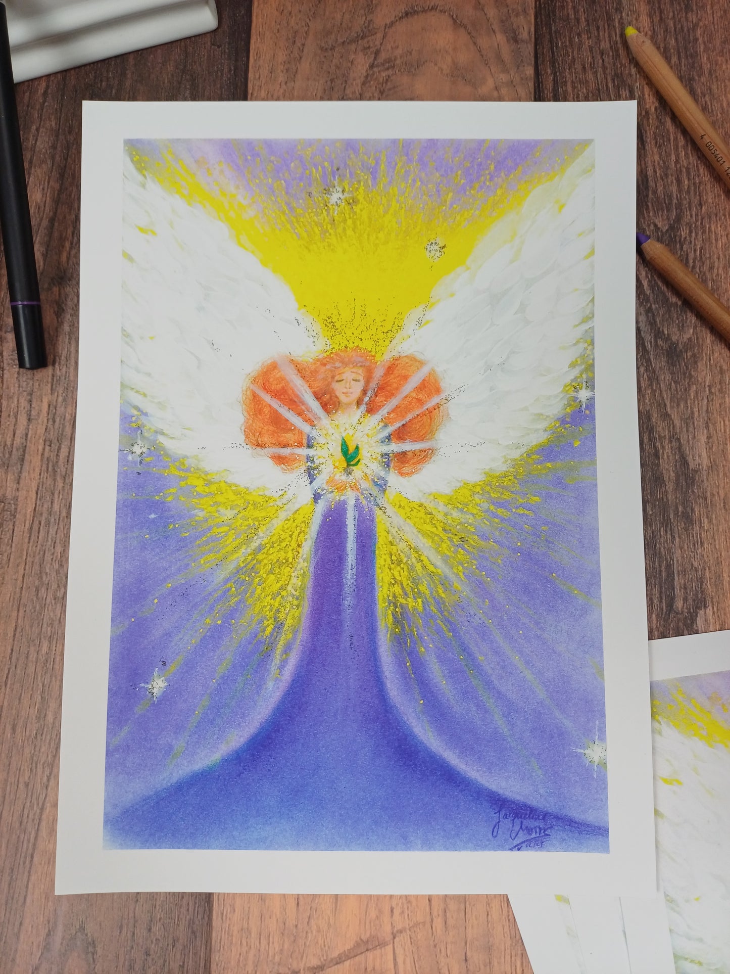 Kunstdruck "Engel des Neubeginns"