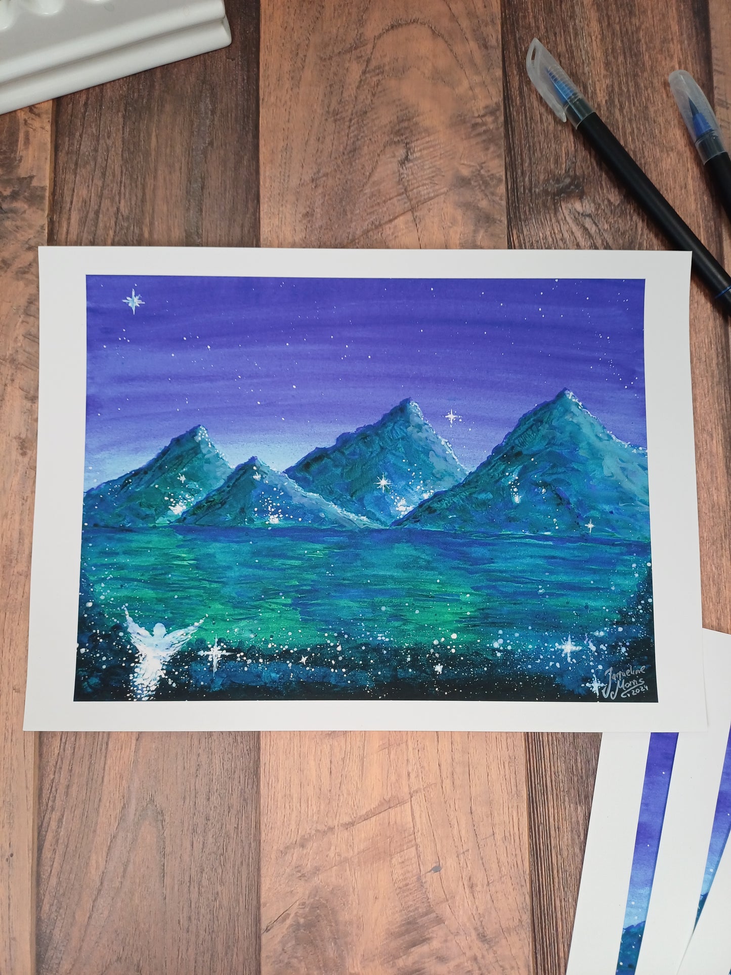 Kunstdruck "Magische Berge"