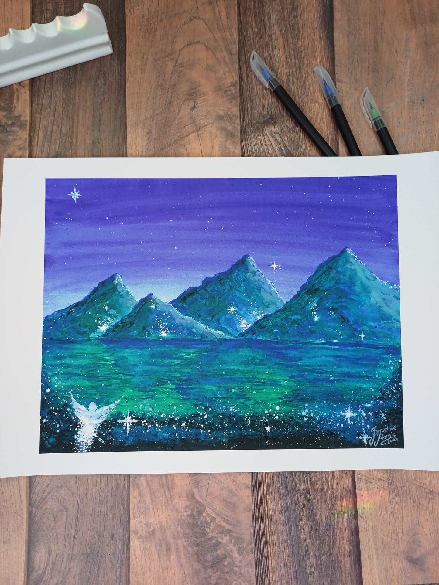 Kunstdruck "Magische Berge"