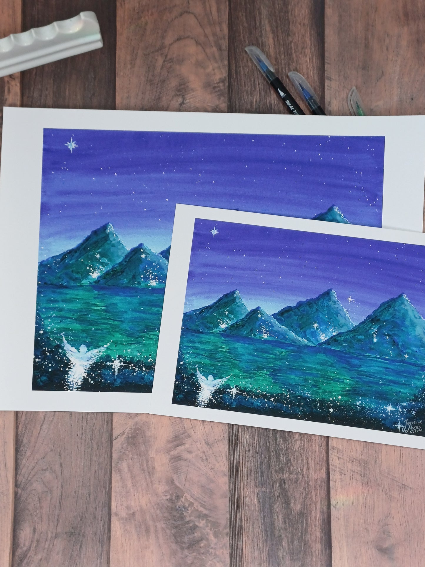 Kunstdruck "Magische Berge"