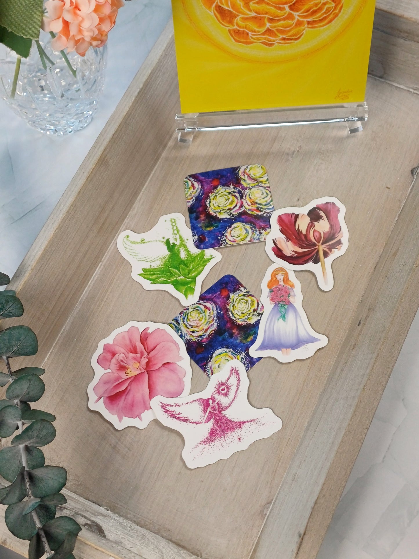 Frühlingsedition - Engel Sticker "Entfaltung"