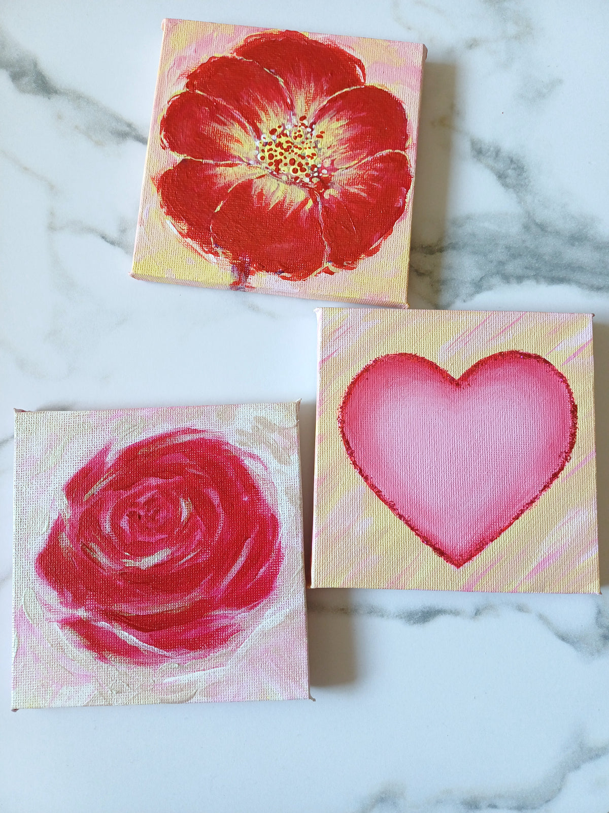 Original Kunstwerk - "Lichtrose"