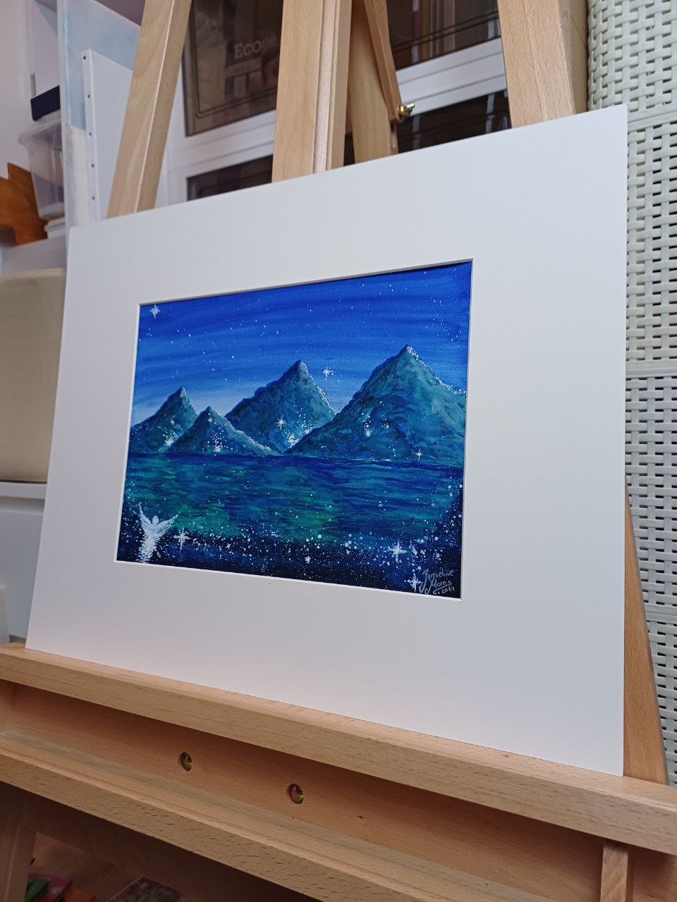 Engelbild - Magische Berge