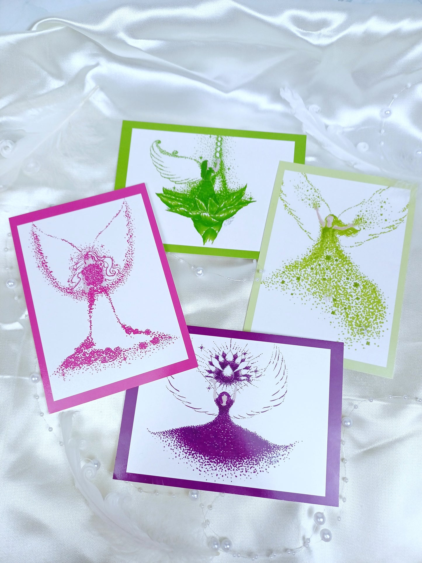 Postkartenset "Blumengrüße" (4er Set)