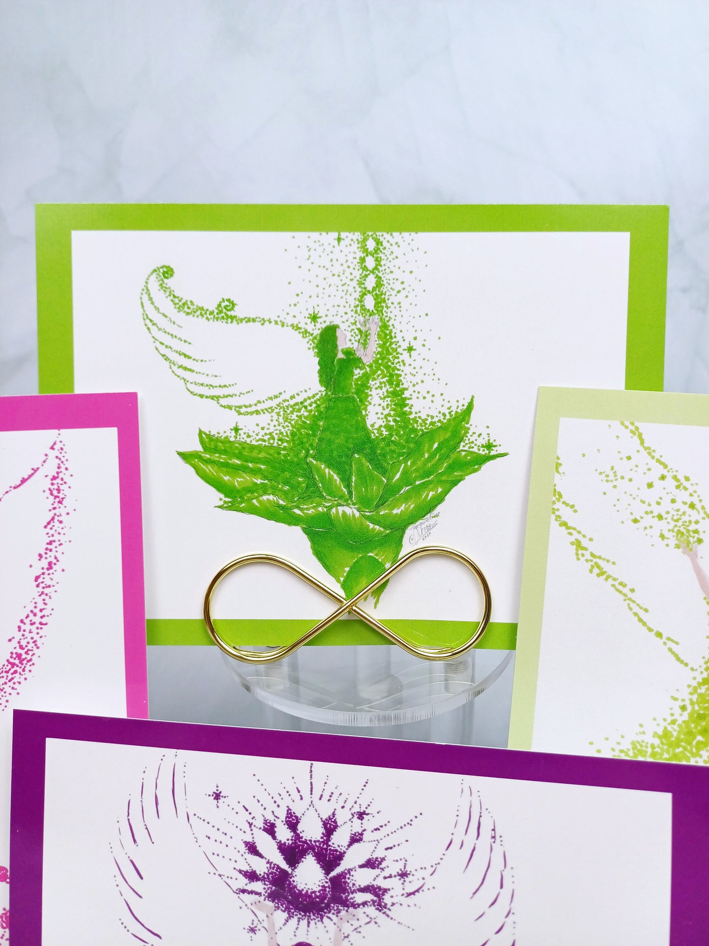 Postkartenset "Blumengrüße" (4er Set)