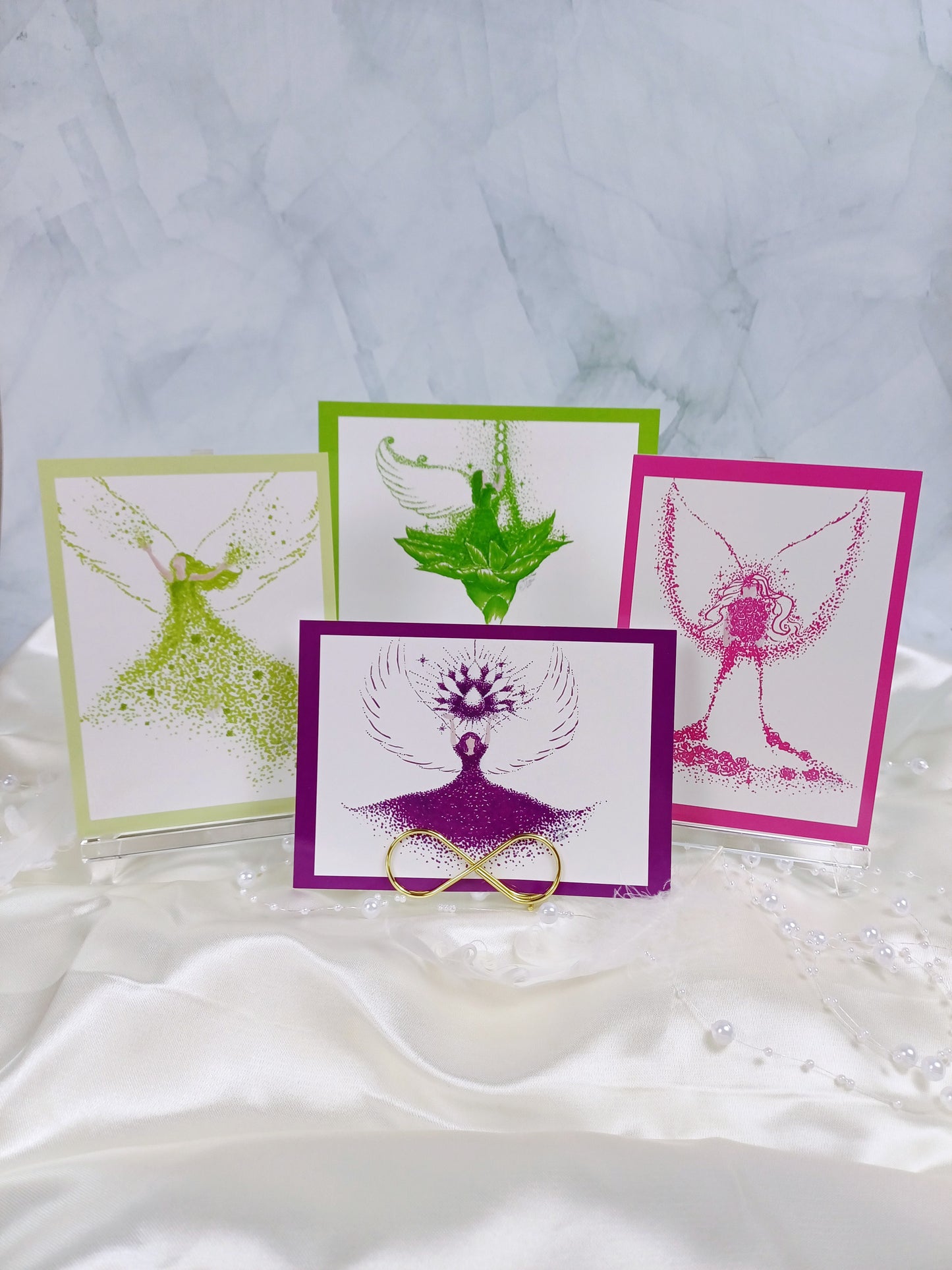 Postkartenset "Blumengrüße" (4er Set)