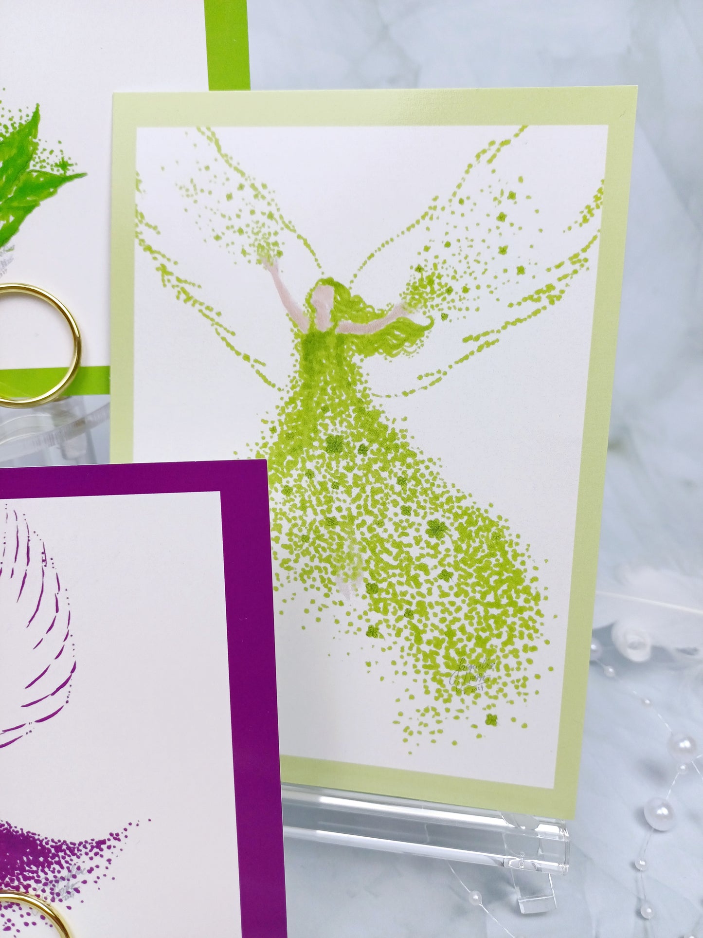 Postkartenset "Blumengrüße" (4er Set)