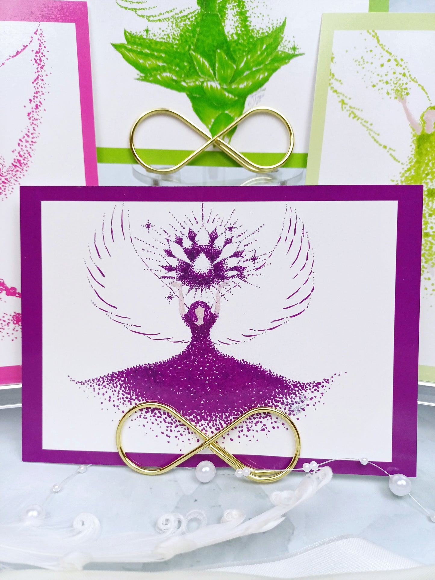 Postkartenset "Blumengrüße" (4er Set)