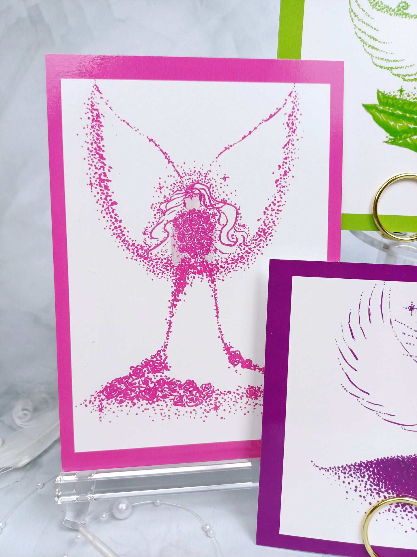Postkartenset "Blumengrüße" (4er Set)