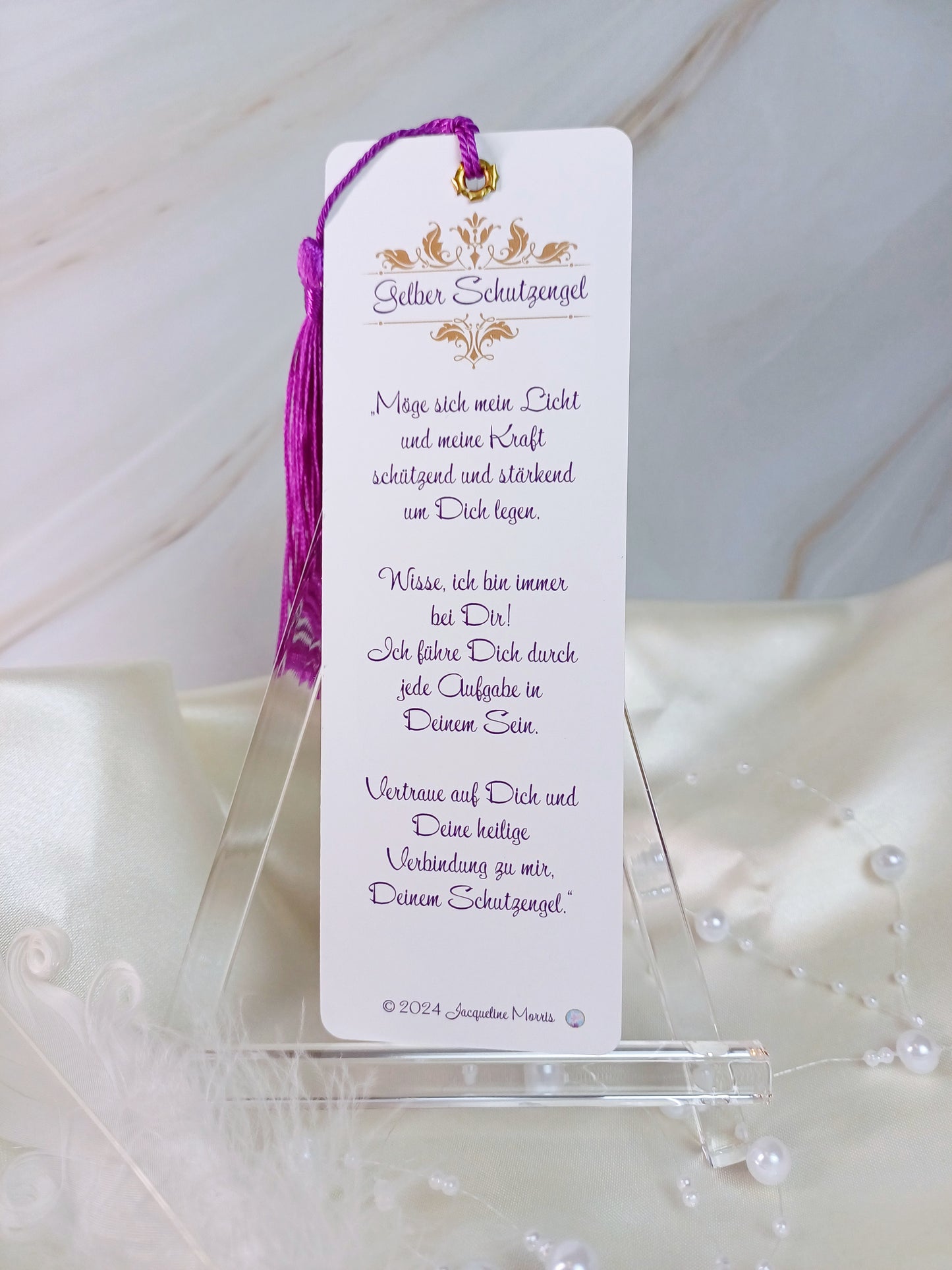 Lesezeichen "Gelber Schutzengel"