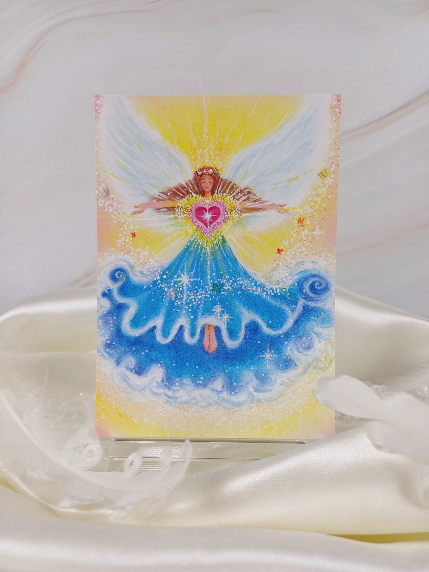 Postkarte "Engel der Herzenswünsche"