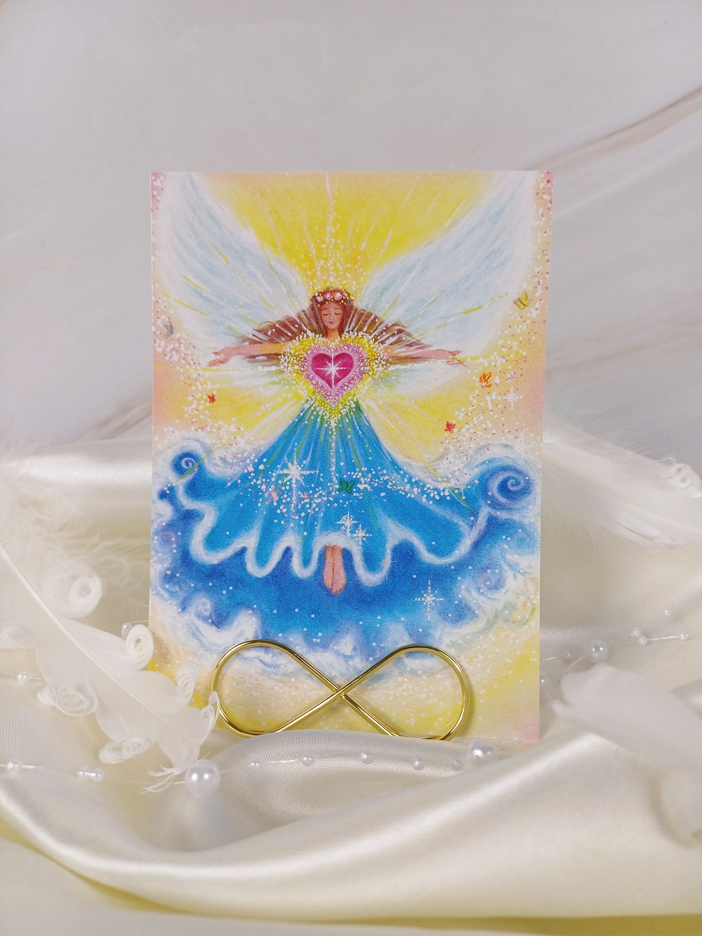 Postkarte "Engel der Herzenswünsche"