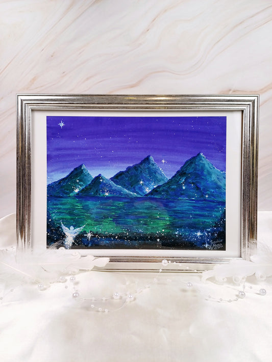 Kunstdruck "Magische Berge"