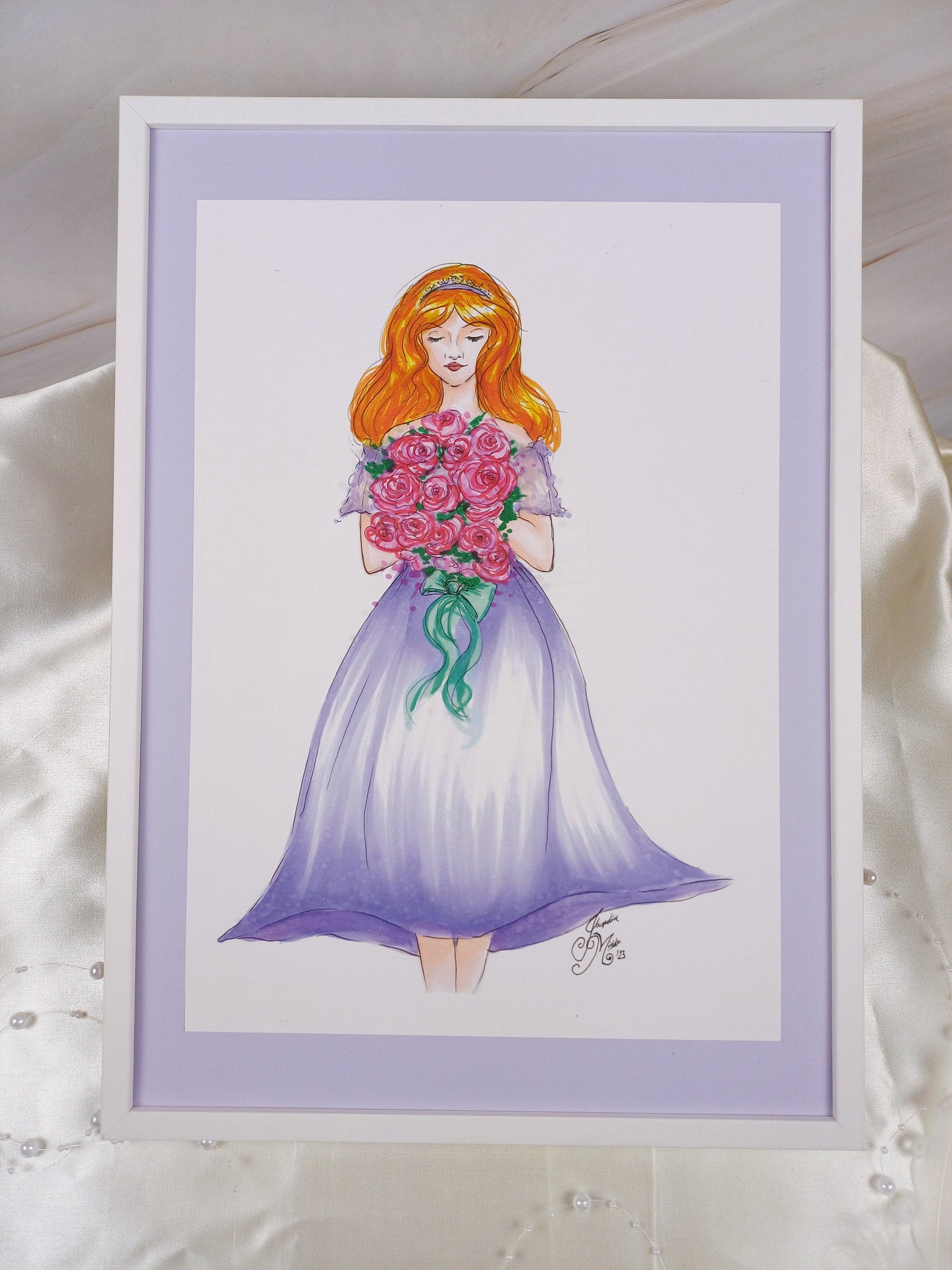 Kunstdruck "Flowergirl"