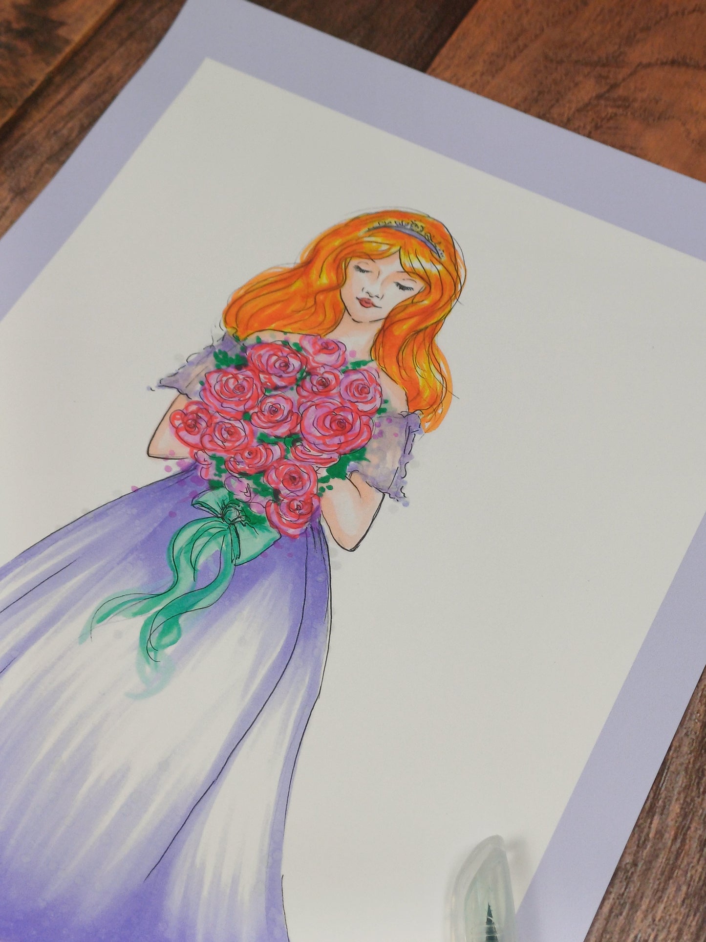 Kunstdruck "Flowergirl"