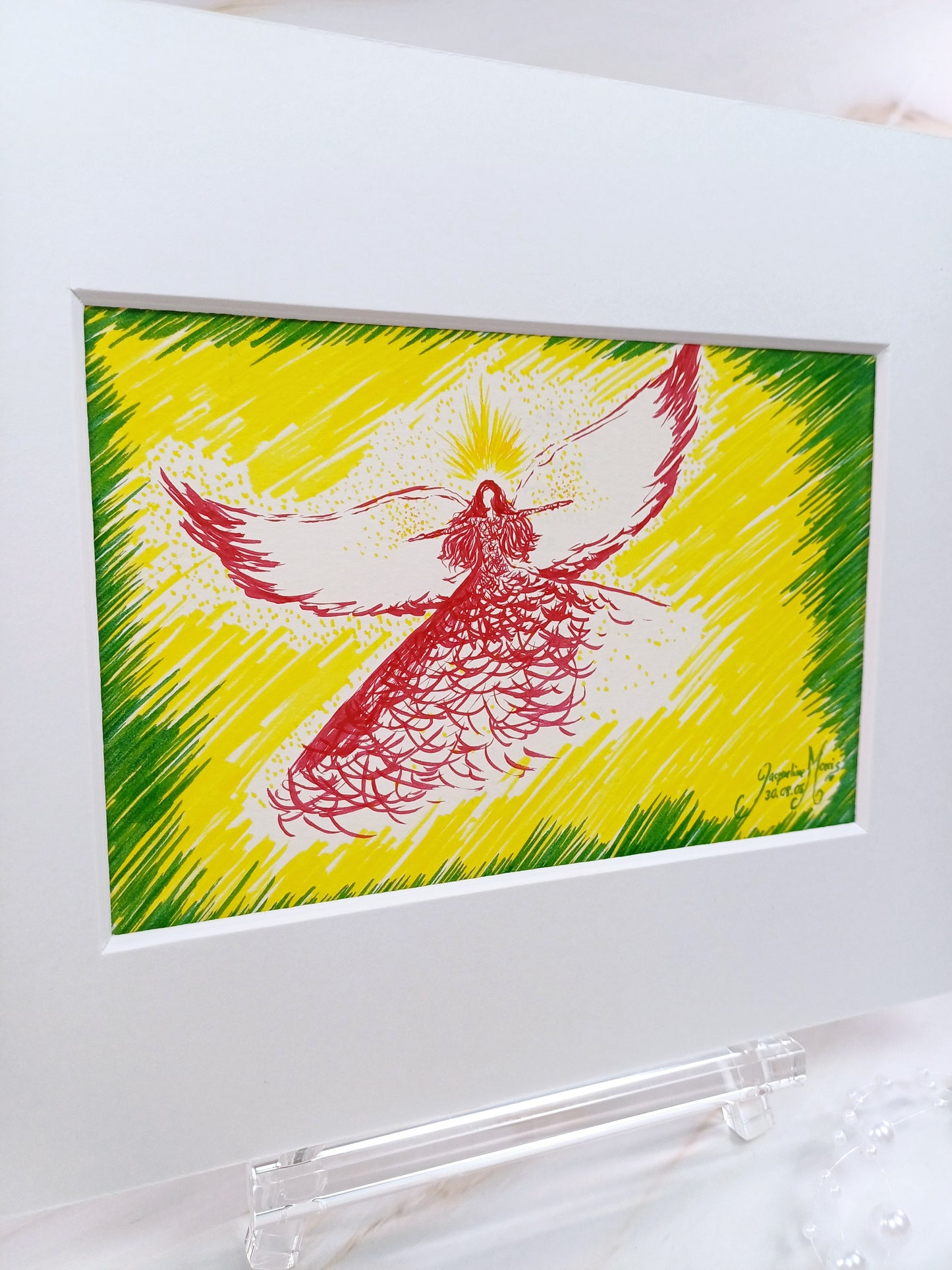 Engel-Karte - Leuchten
