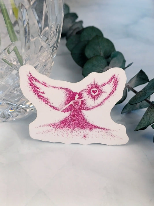 Frühlingsedition - Engel Sticker "Herzkraft"