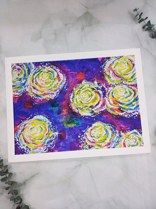 Frühlingsedition - Kunstdruck "Connected Roses"