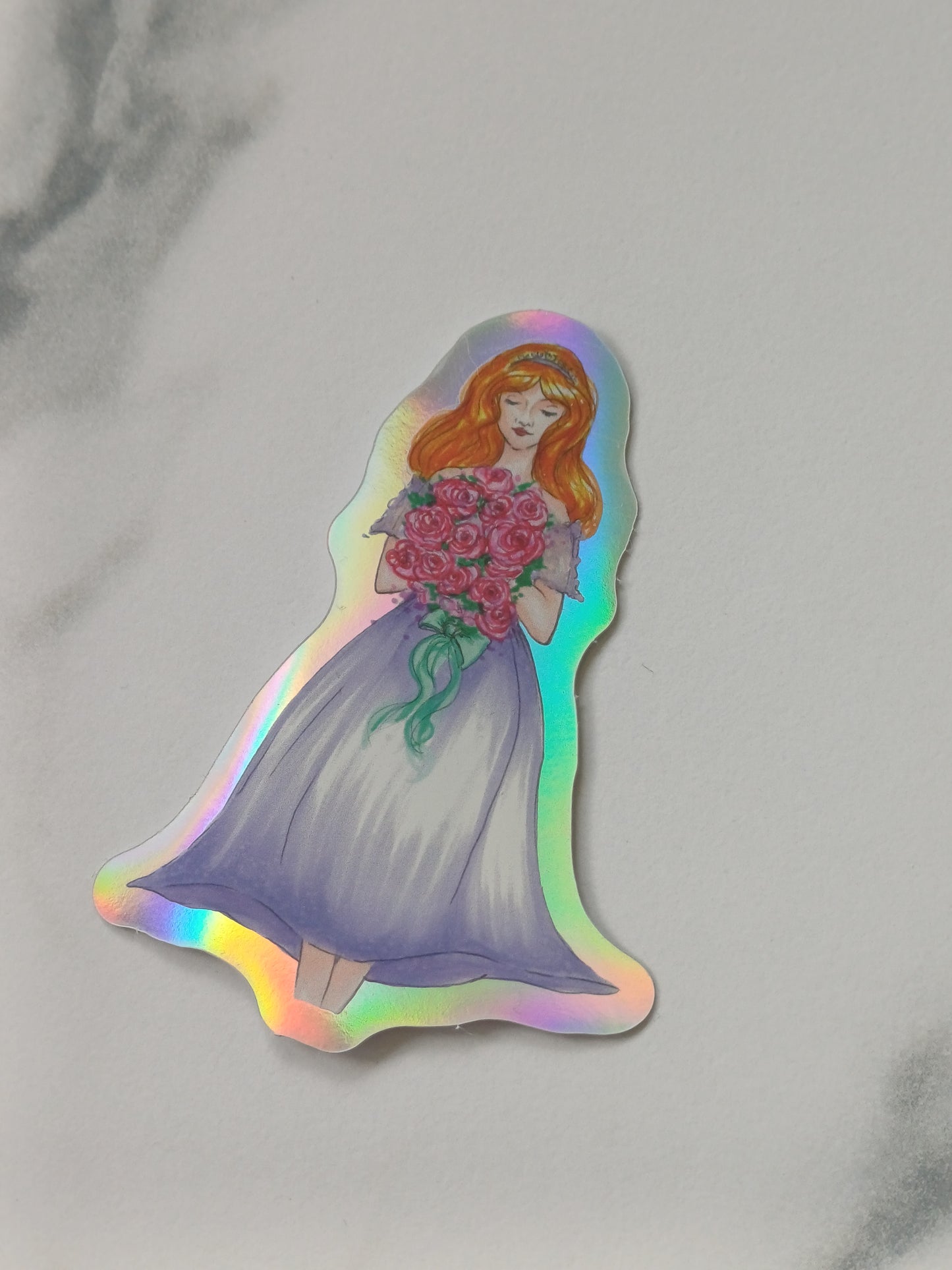 Holo-Sticker "Flowergirl"
