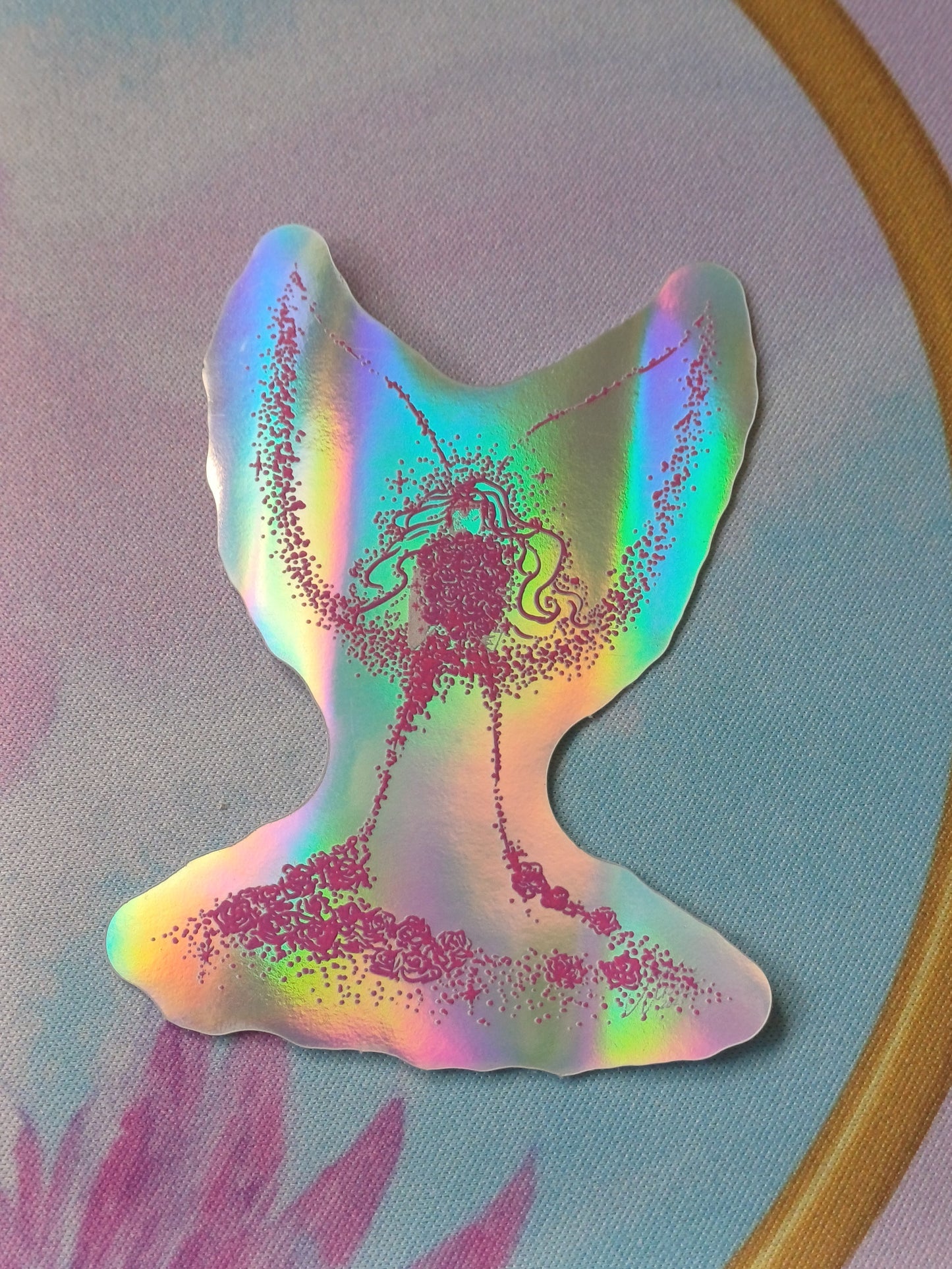 Holo-Sticker Daily Angel "Blüte des Lebens"