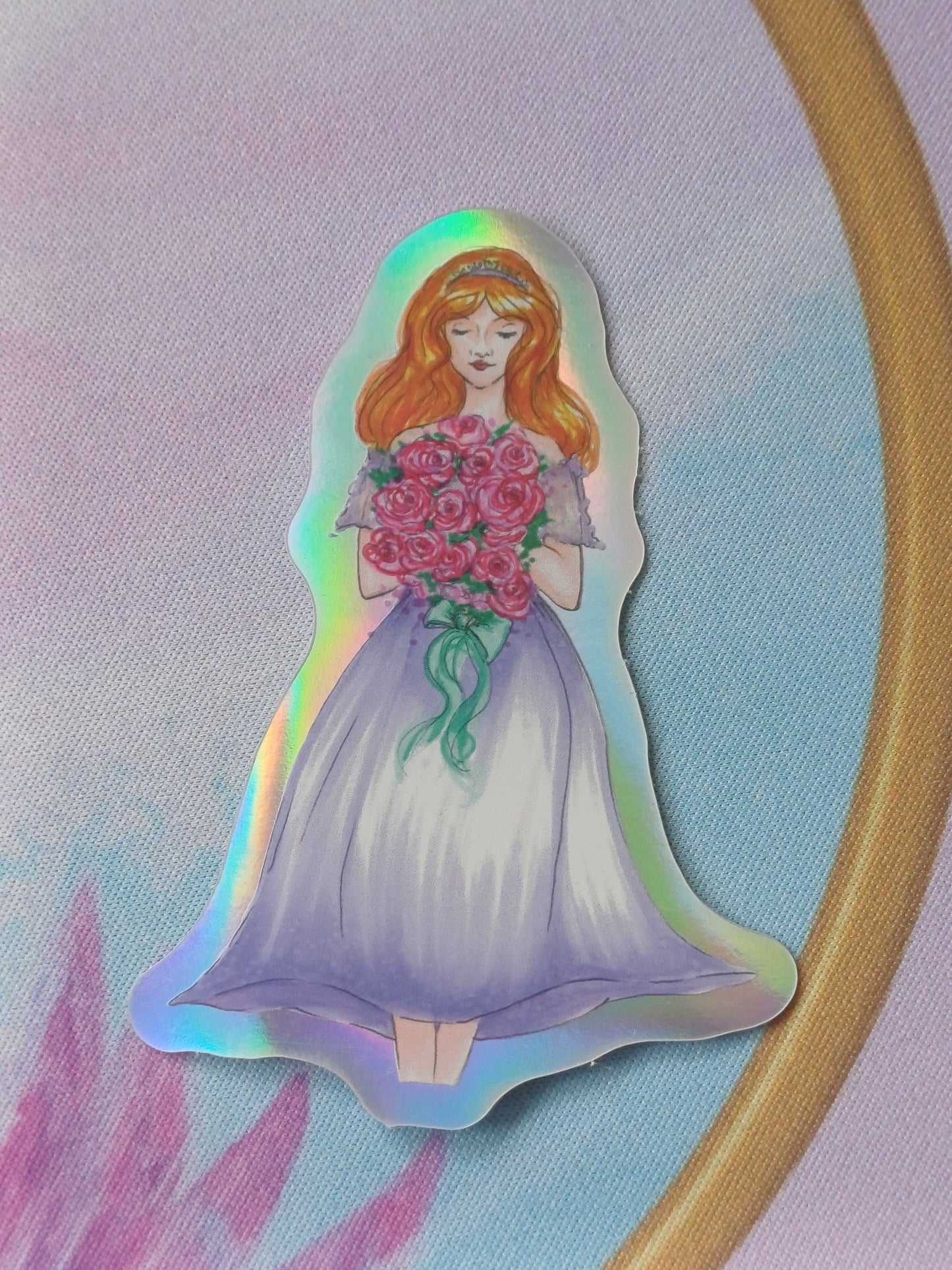 Holo-Sticker "Flowergirl"