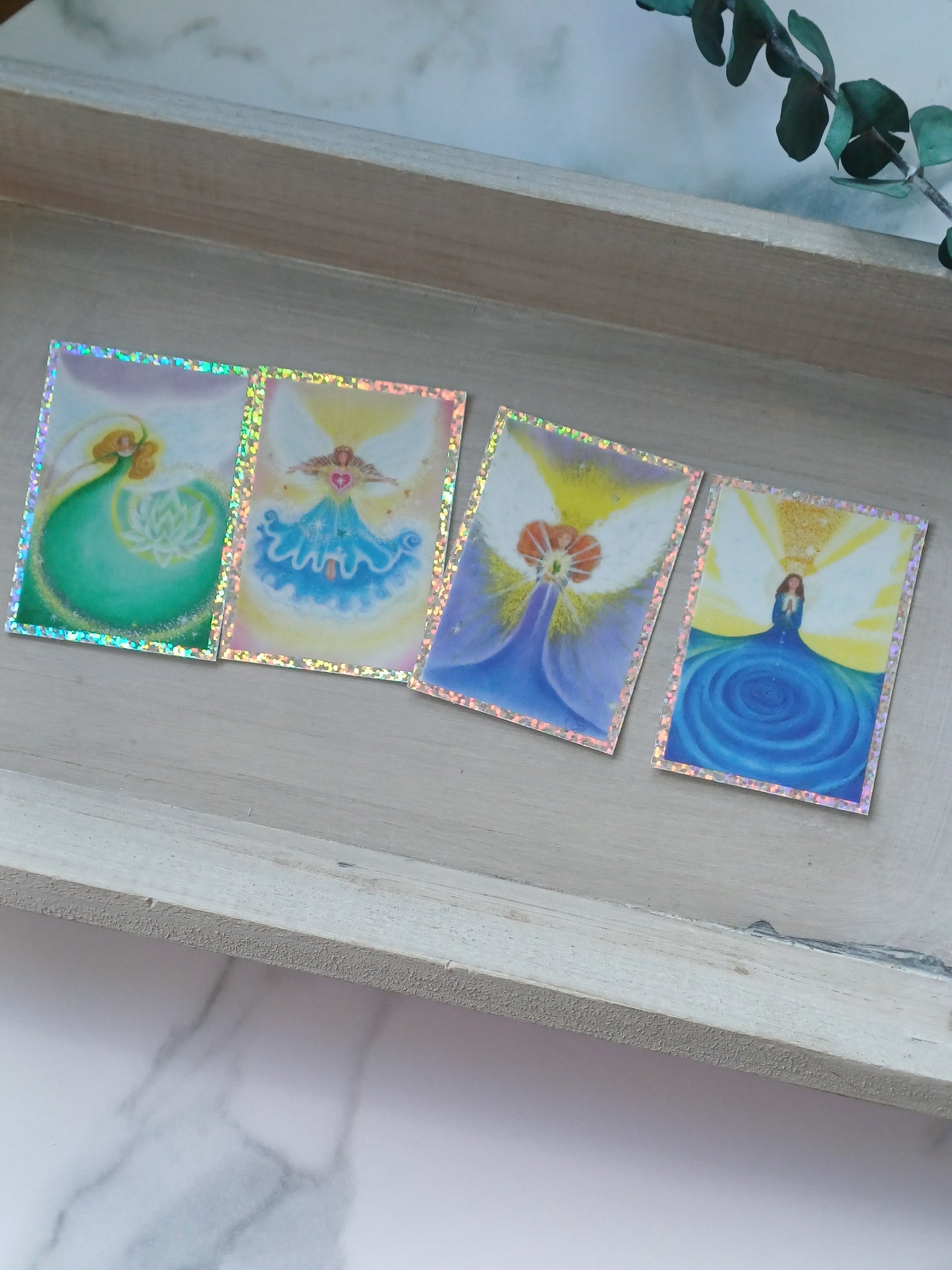 Glitzer-Sticker "Innere Quelle"