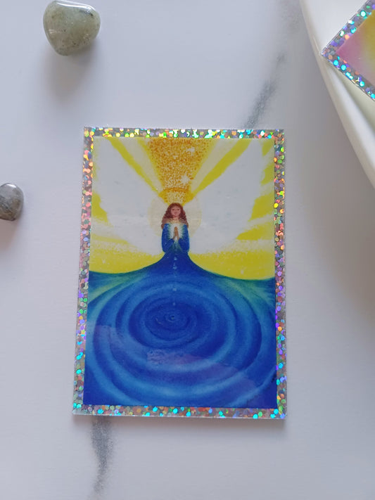 Glitzer-Sticker "Innere Quelle"