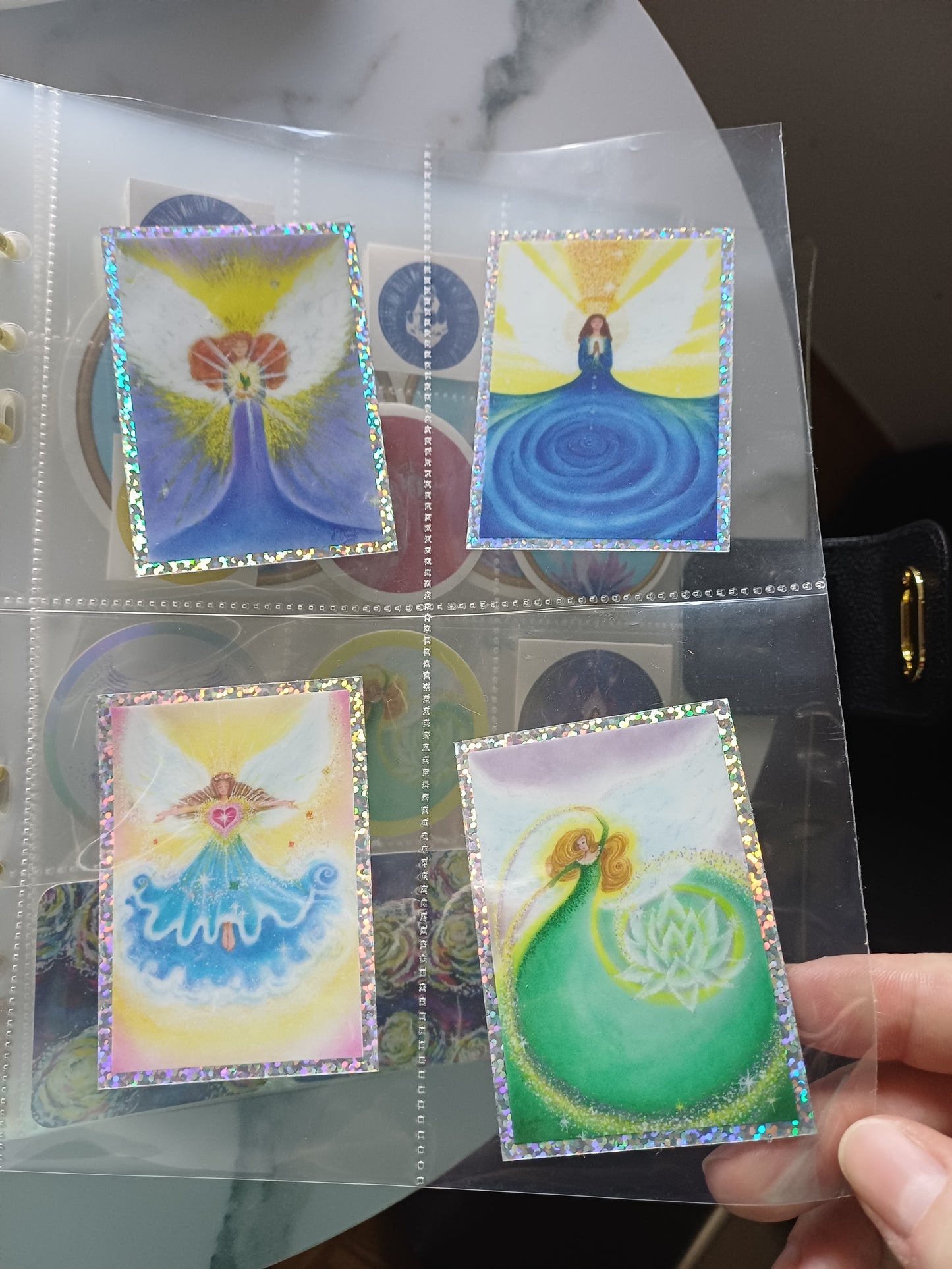Glitzer-Sticker "Innere Quelle"