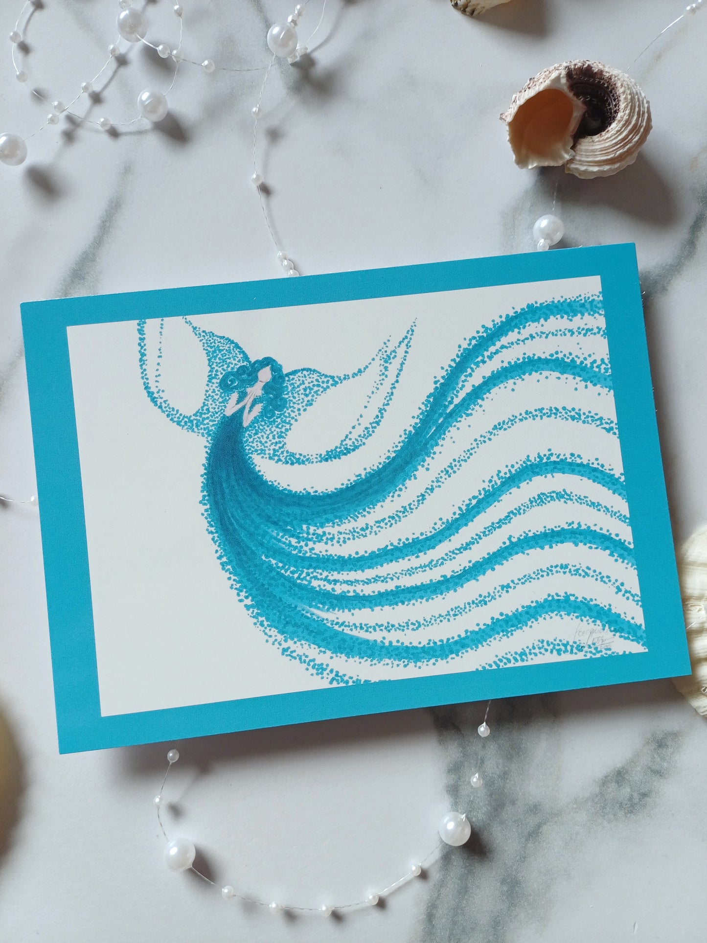 Postkarte Daily Angel "Fluss des Lebens"