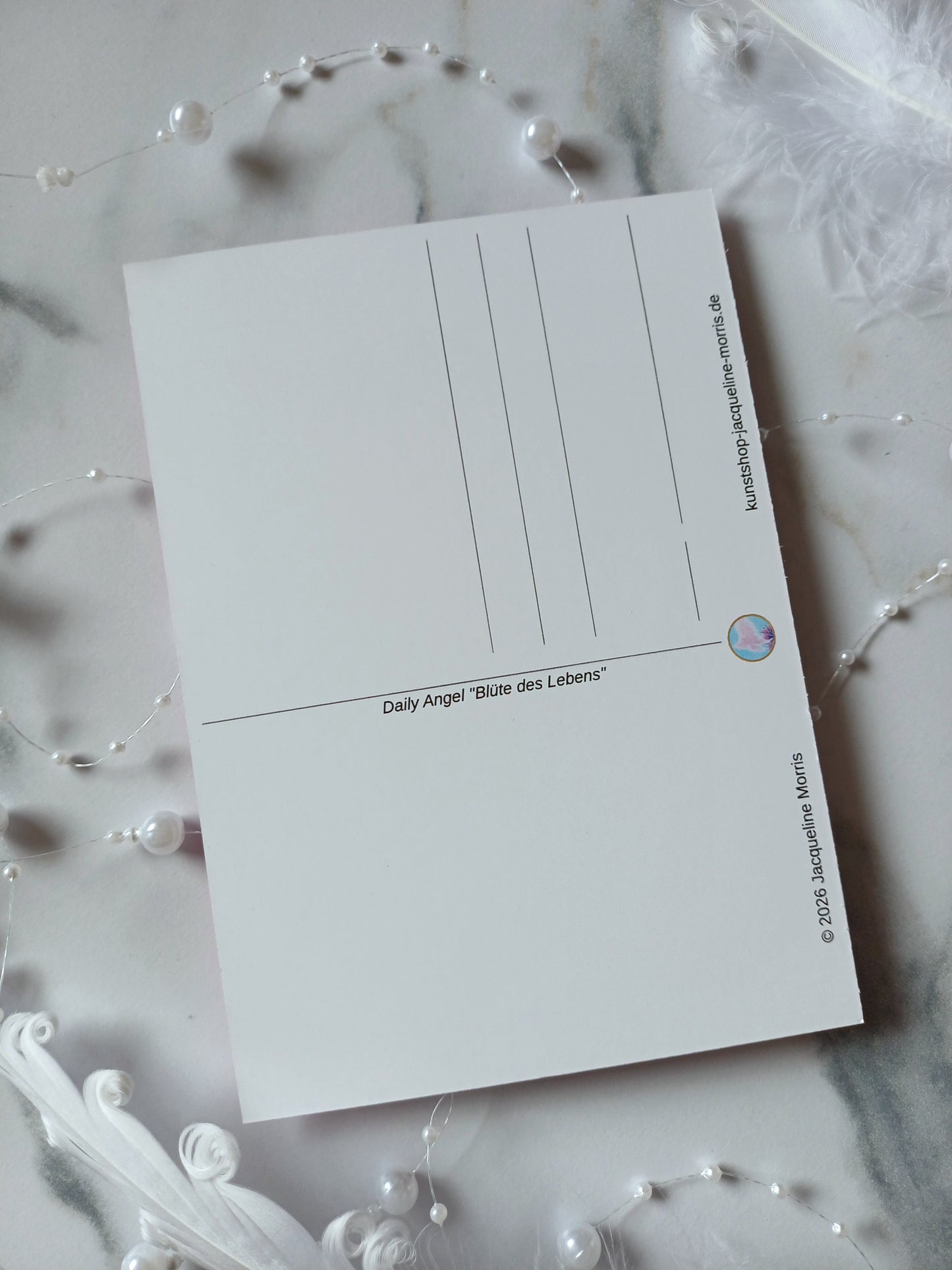 Postkarte Daily Angel "Blüte des Lebens"