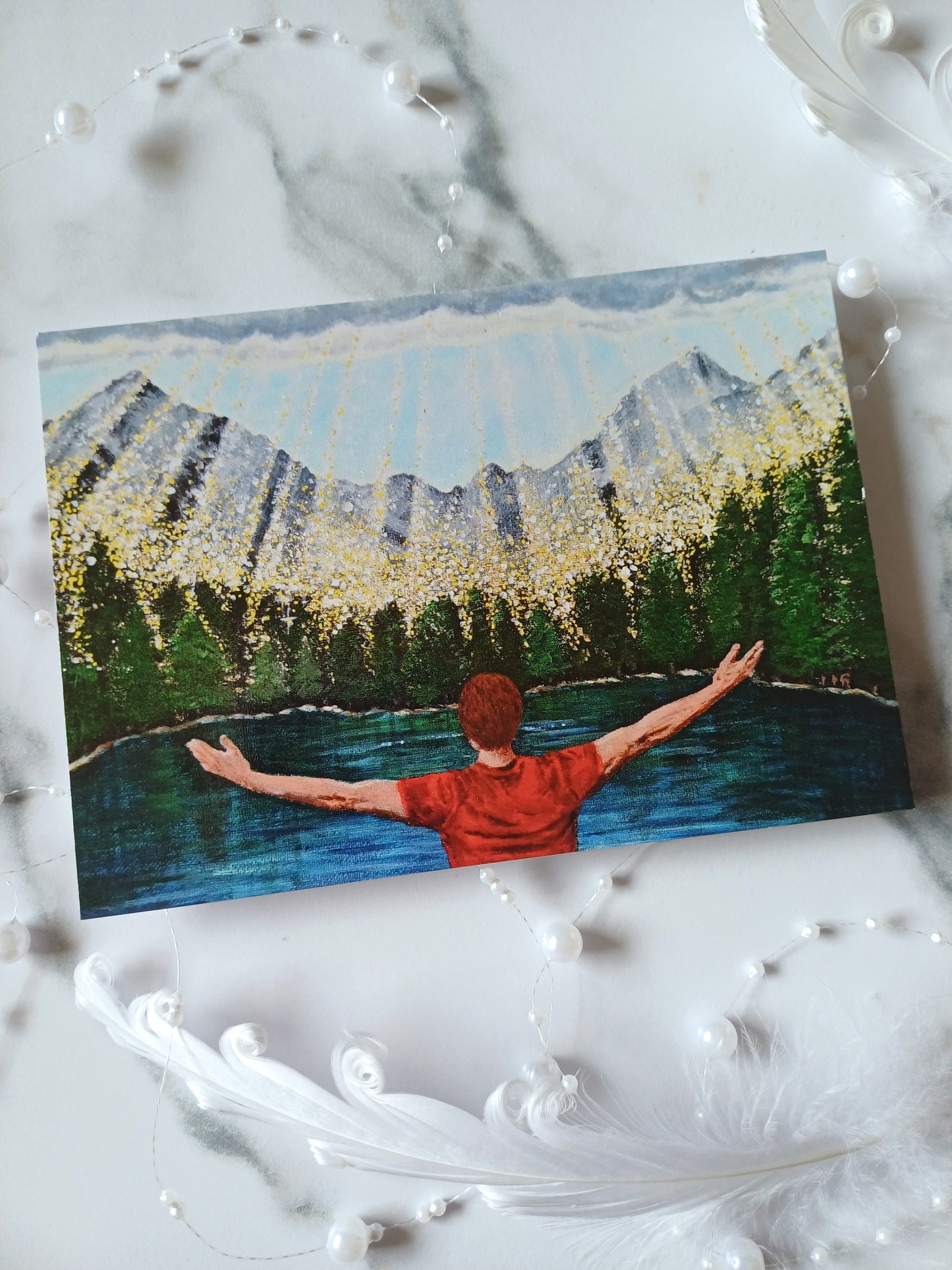 Postkarte "Waldheilung"