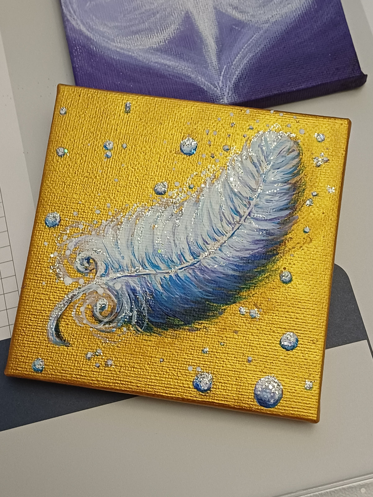 Original Kunstwerk - "Federleicht"