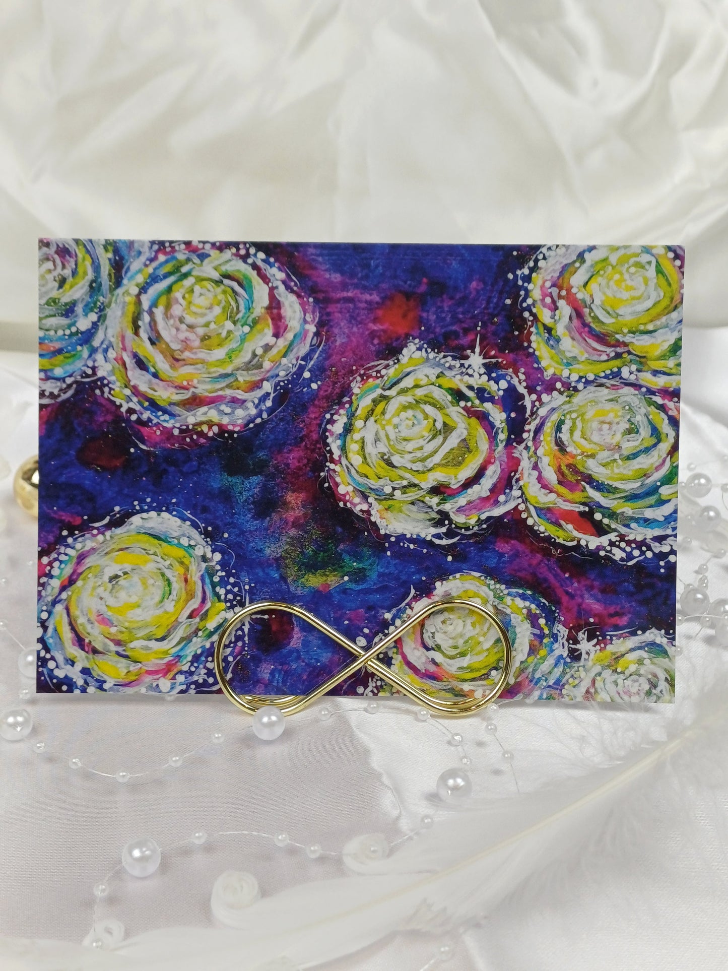 Postkarte "Connected Roses"