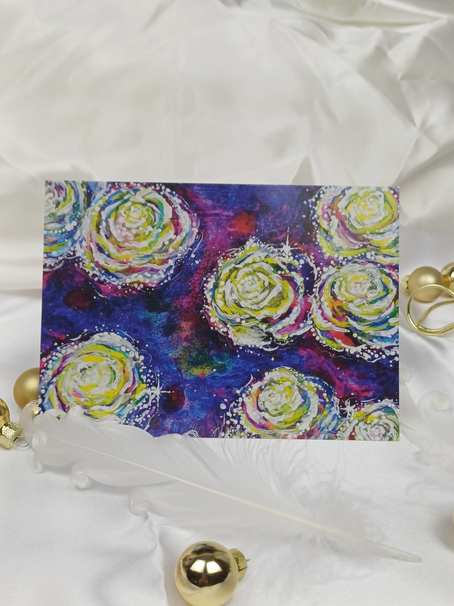 Postkarte "Connected Roses"