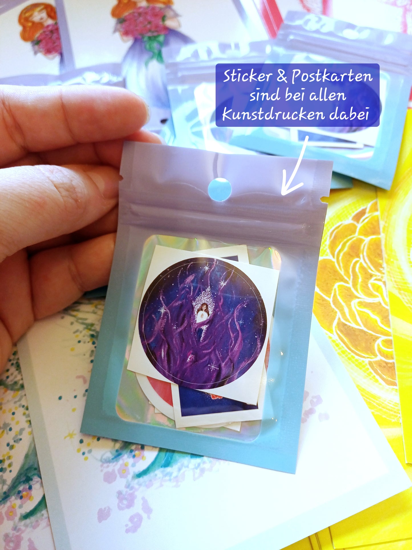 Kunstdruck "Engel der Herzenswünsche"